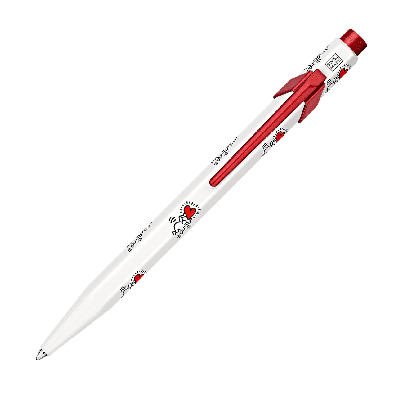 Caran D'Ache 849 Keith Haring Limited Edition Ballpoint Pen White - Image 4