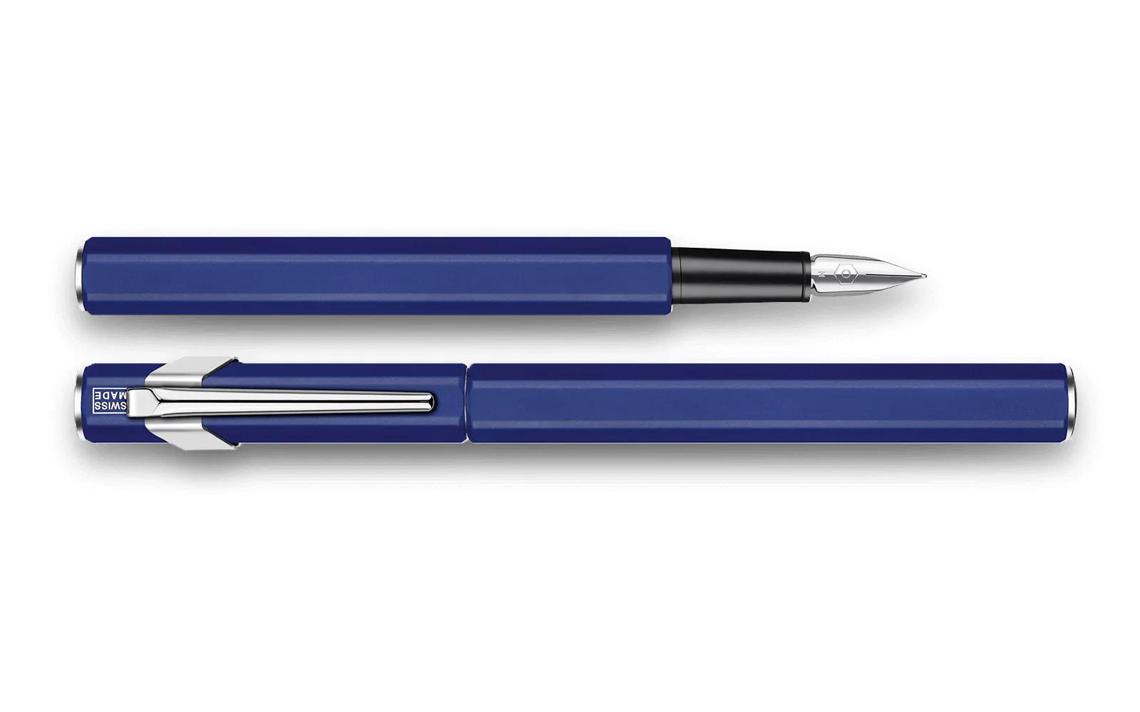 Caran d'Ache 849 Metal Blue Fountain Pen - Image 3