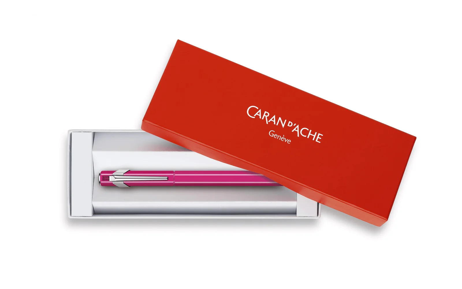 Caran d'Ache 849 Metal Pink Flou Fountain Pen - Image 4