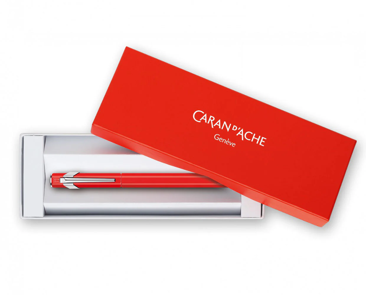 Caran d'Ache 849 Metal Red Fountain Pen - Image 4