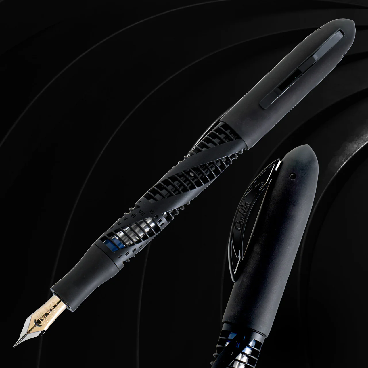 Conklin 125th Anniversary Nozac Futura L.E. Titanium/Stealth Fountain Pen 14k Nib - Image 3