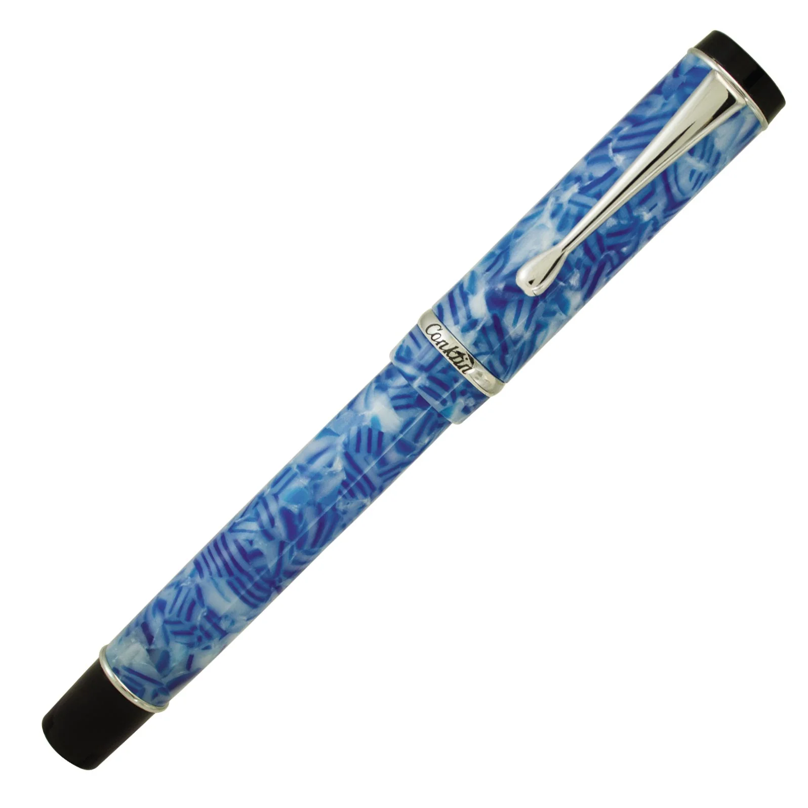 Conklin Duragraph Fountain Pen Ice Blue Medium - Image 3