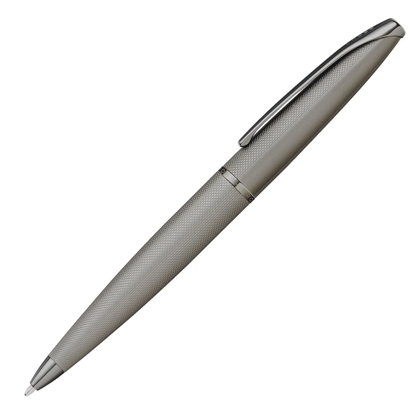 Cross ATX Sandblasted Titanium Gray Ballpoint Pen - Image 2