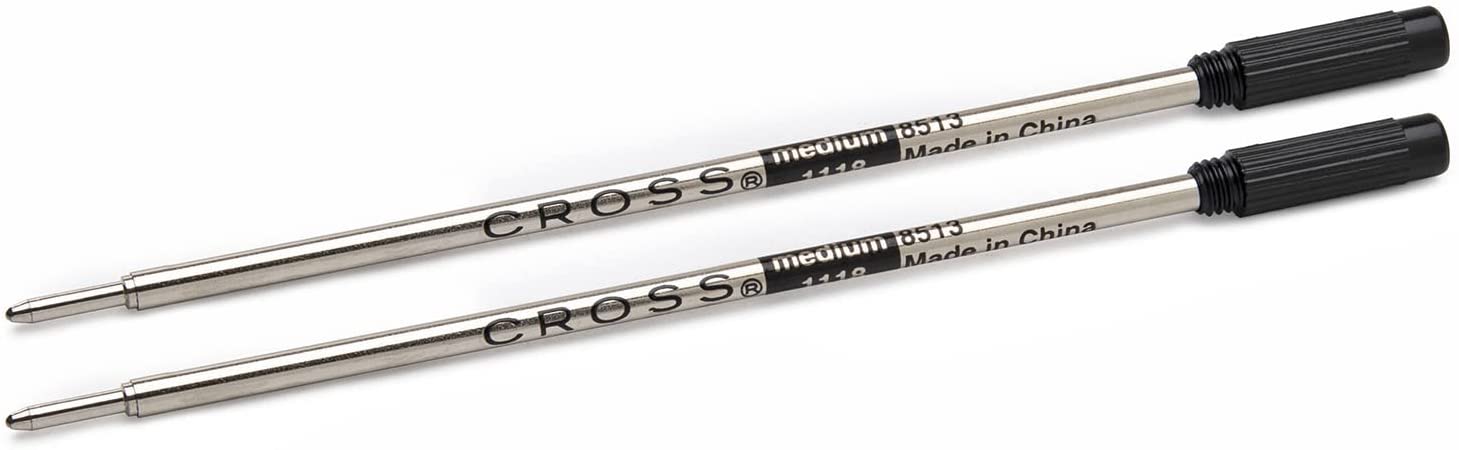 Cross Bailey Black Lacquer Ballpoint Pen w/ Refills Set - Image 4