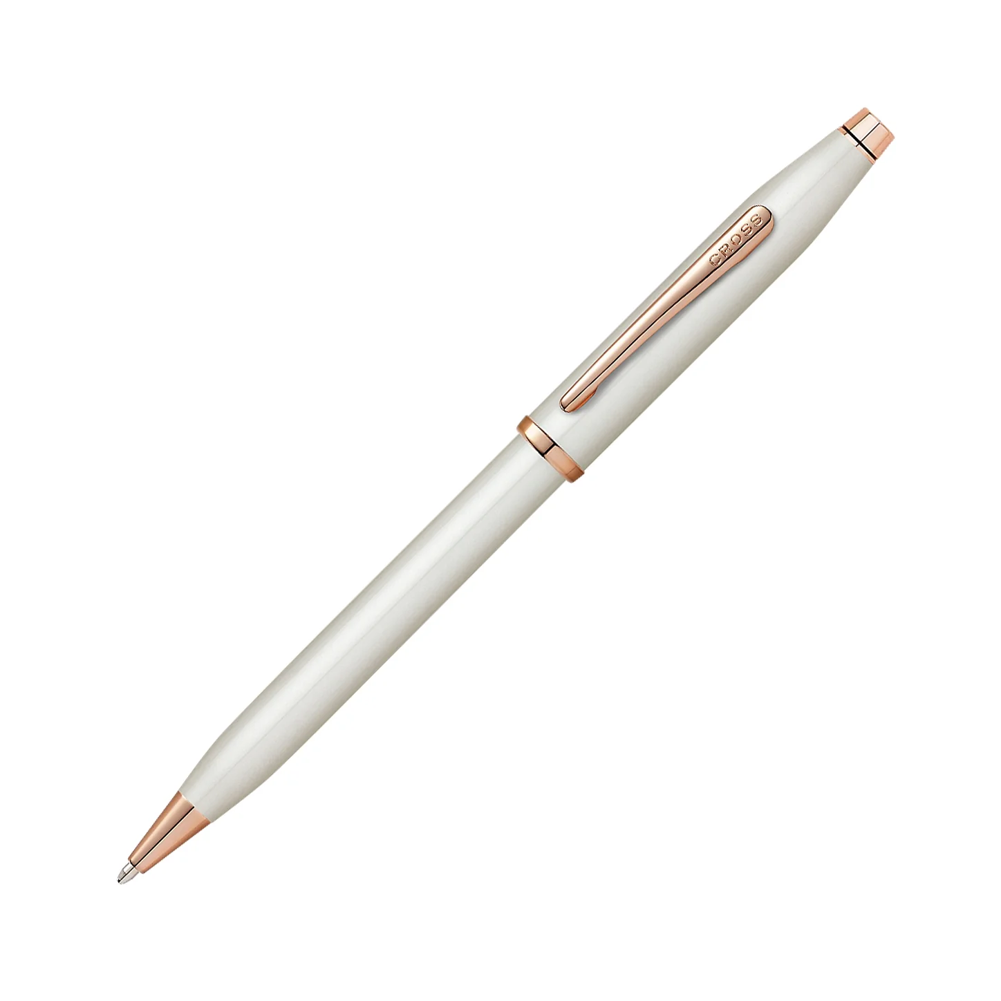 Cross Century II Pearlescent White Lacquer Ballpoint Pen - Image 2