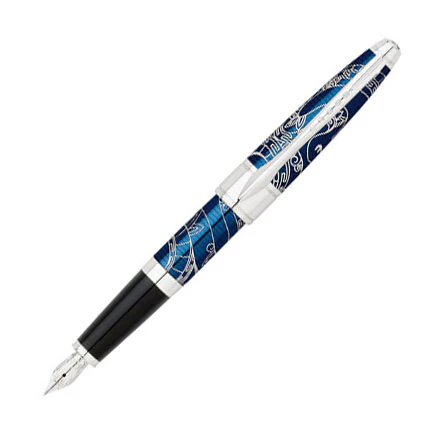 Cross Limited Edition 2013 Apogee Year of the Snake Blue Fountain Pen