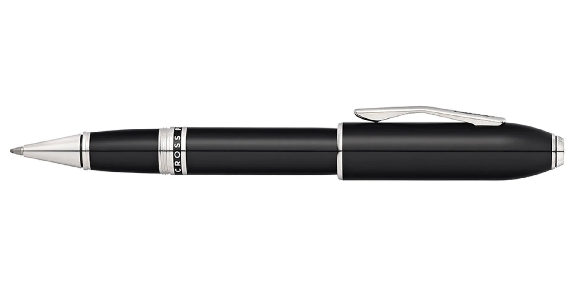 Cross Peerless Obsidian Black Lacquer Rollerball Pen - Image 2