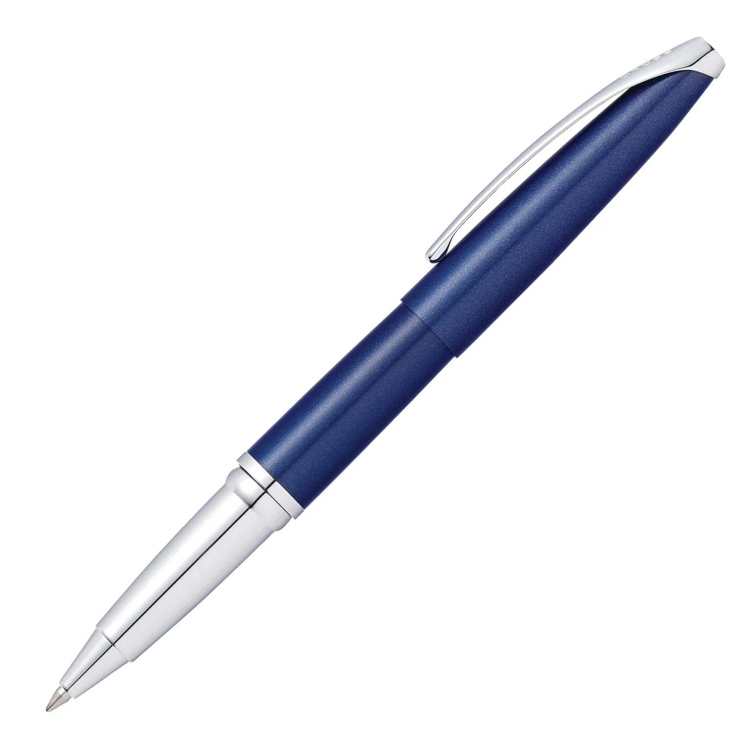Cross Pens ATX Translucent Blue Lacquer Rollerball Pen - Image 2