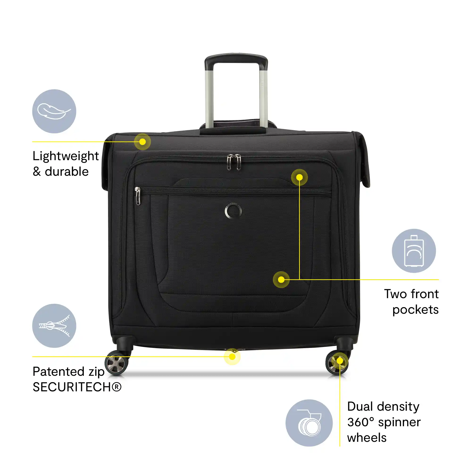 Delsey HELIUM DLX Large Rolling Garment Bag - Image 6