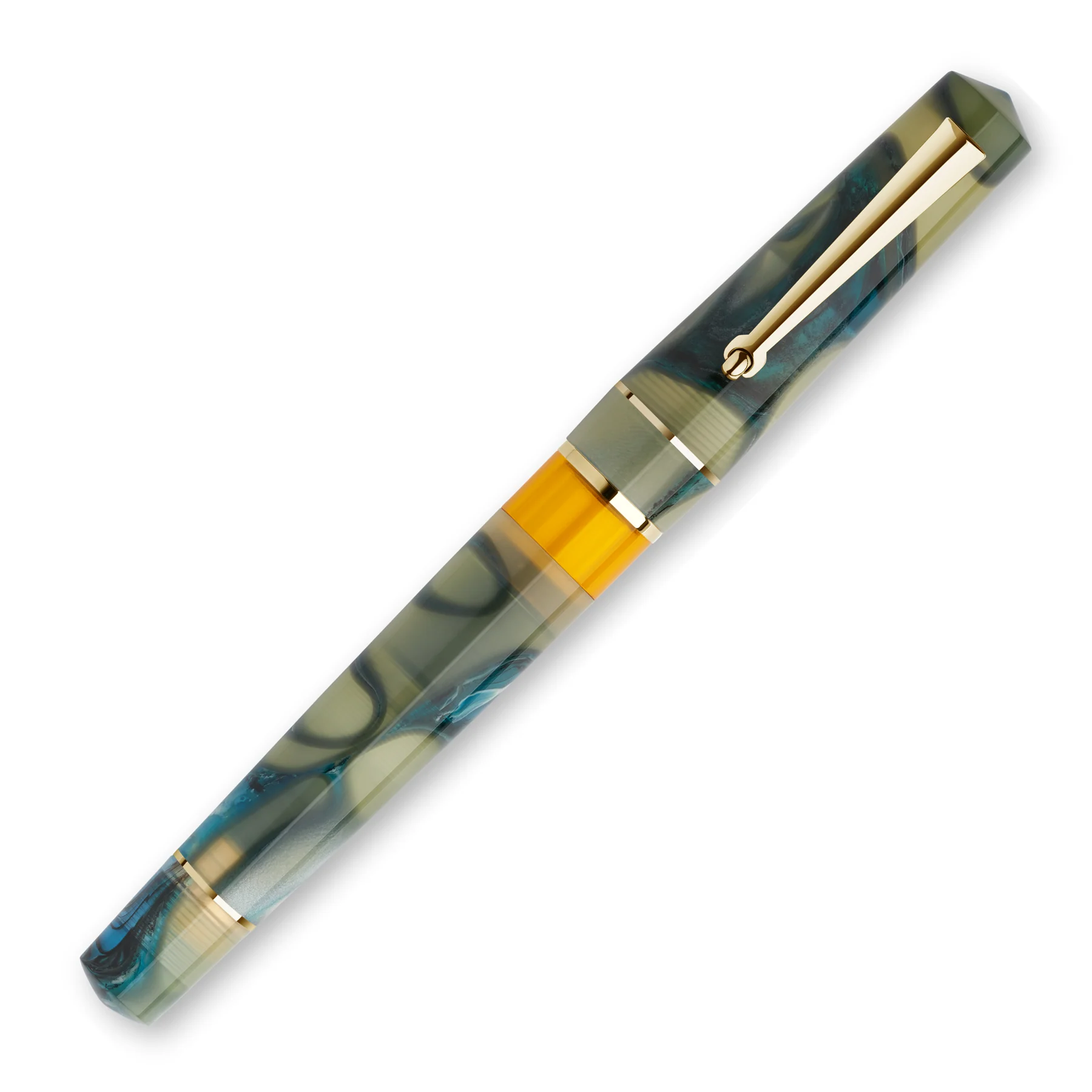 Delta Duna Yellow Fountain Pen Steel Nib - Image 2