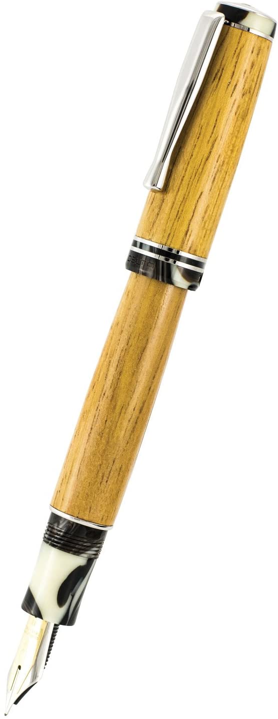 Delta Light Sea Wood Wooden Collection Fountain Pen 18k Fine Nib - Image 2