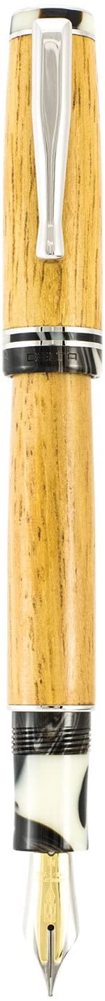 Delta Light Sea Wood Wooden Collection Fountain Pen 18k Fine Nib - Image 3