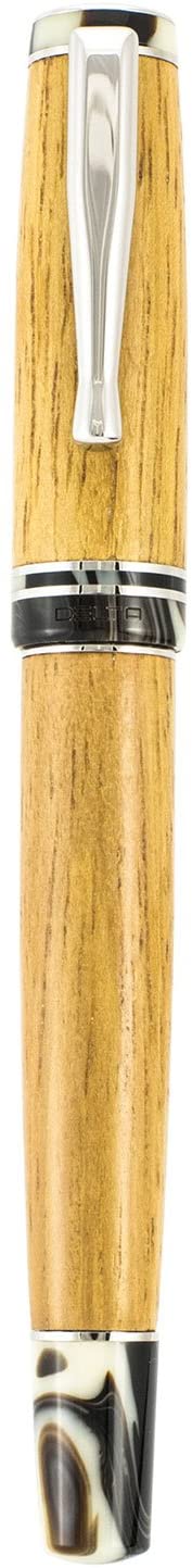 Delta Light Sea Wood Wooden Collection Fountain Pen 18k Fine Nib - Image 4