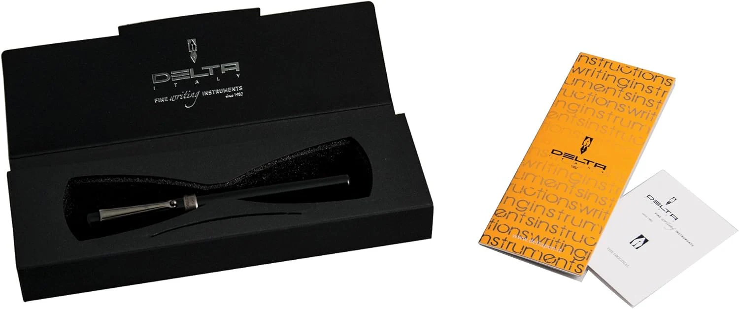 Delta Serena Black Rollerball Pen - Image 6