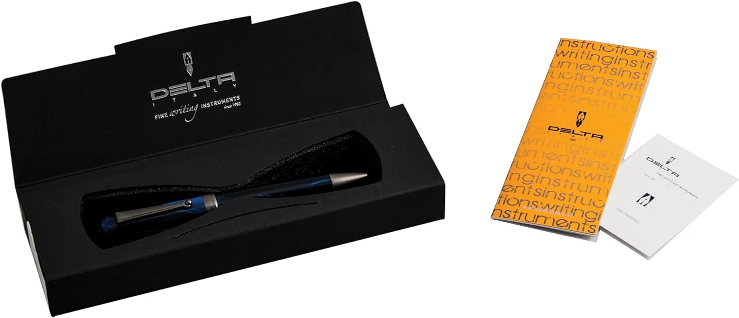 Delta Serena Blue Ballpoint Pen - Image 4