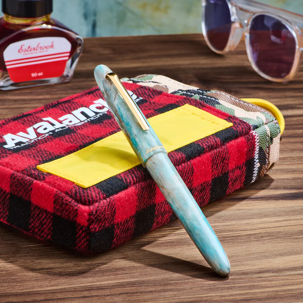 Esterbrook Estie Avalanche Premium Edition Oversize Gold Trim Fountain Pen - Image 3