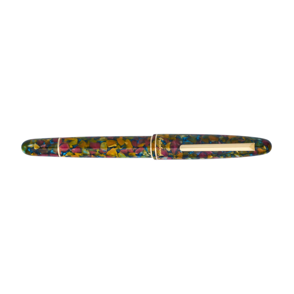 Esterbrook Estie Botanical Gardens Fountain Pen (Button Piston) - Regular Size - Gold Trim - Image 4