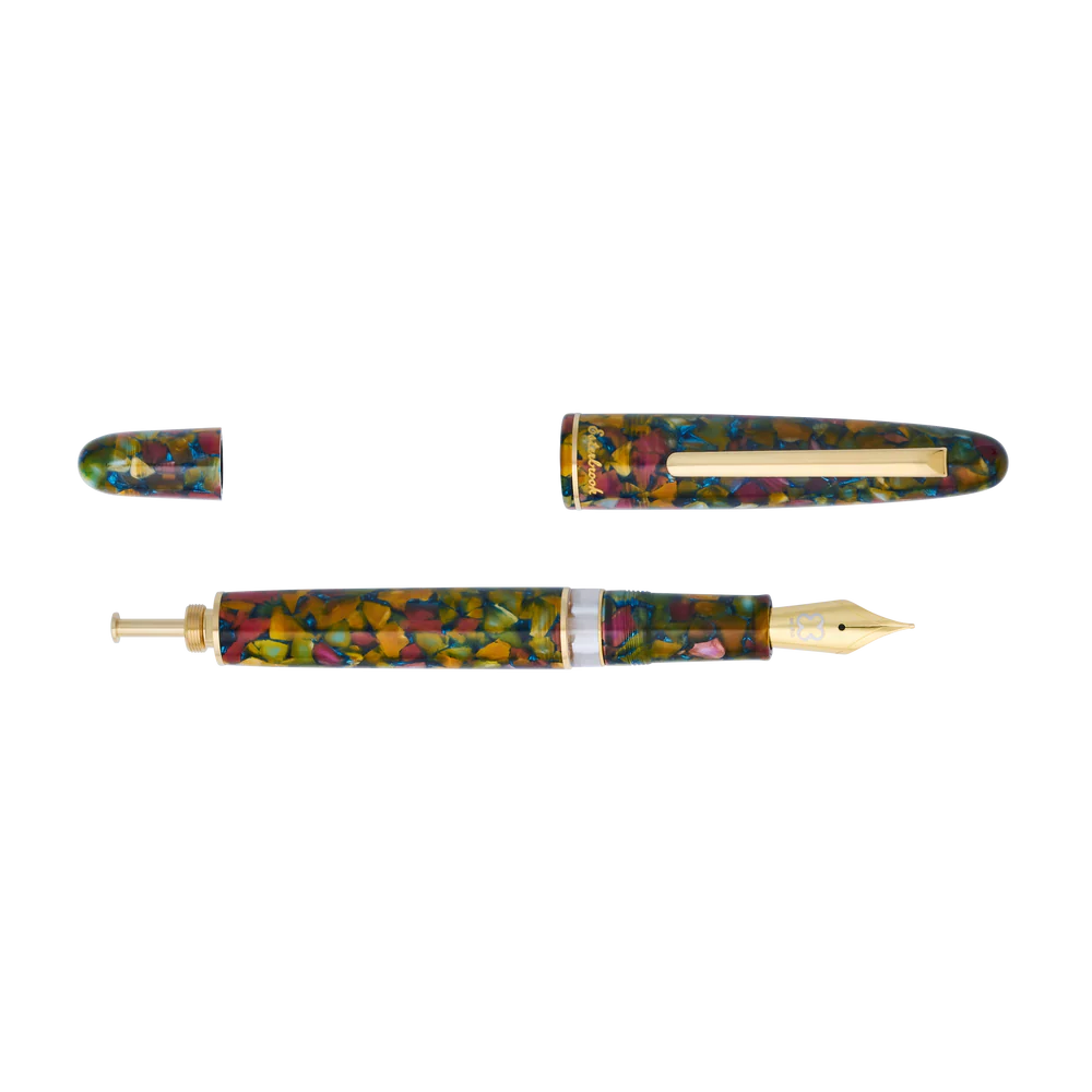 Esterbrook Estie Botanical Gardens Fountain Pen (Button Piston) - Regular Size - Gold Trim - Image 5