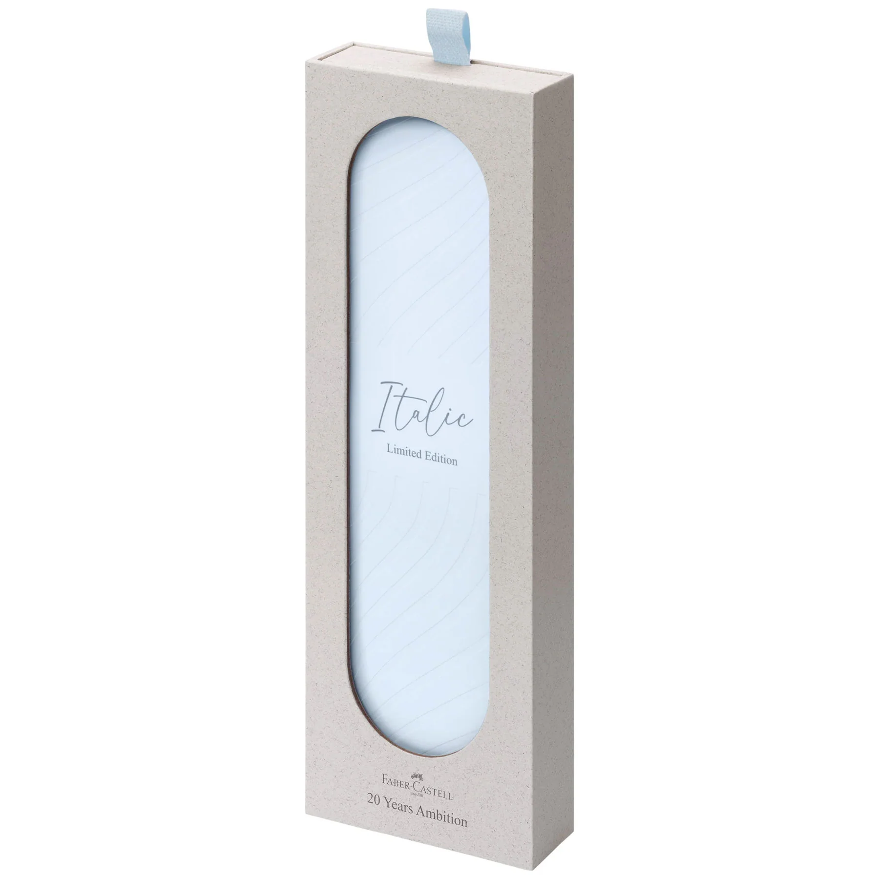 Faber-Castell Ambition Limited Edition Italic Ice Blue Ballpoint Pen - Image 2