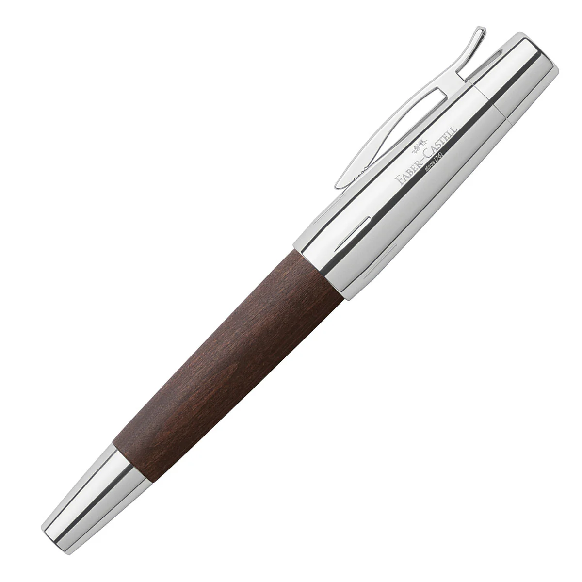 Faber-Castell e-motion Fountain Pen Pearwood Dark Brown - Image 5