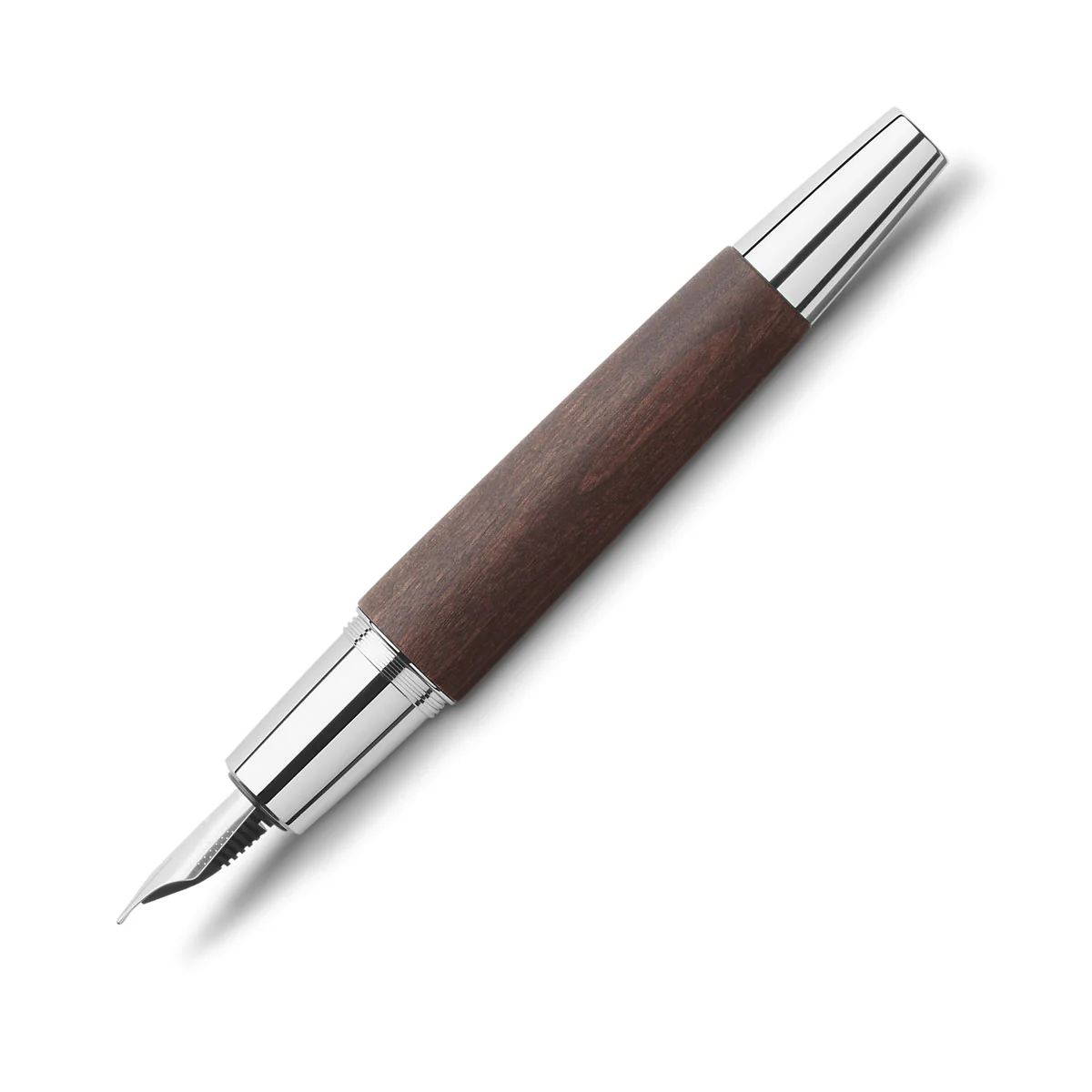 Faber-Castell e-motion Fountain Pen Pearwood Dark Brown - Image 6