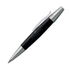 Faber-Castell e-motion Ballpoint, Black Pearwood