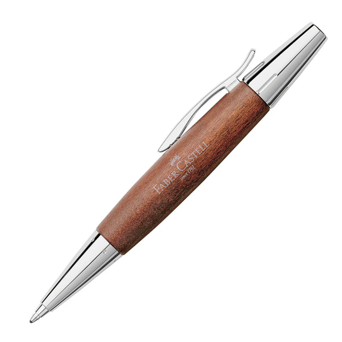 Faber-Castell e-motion 148382 Ballpoint, Brown Pearwood