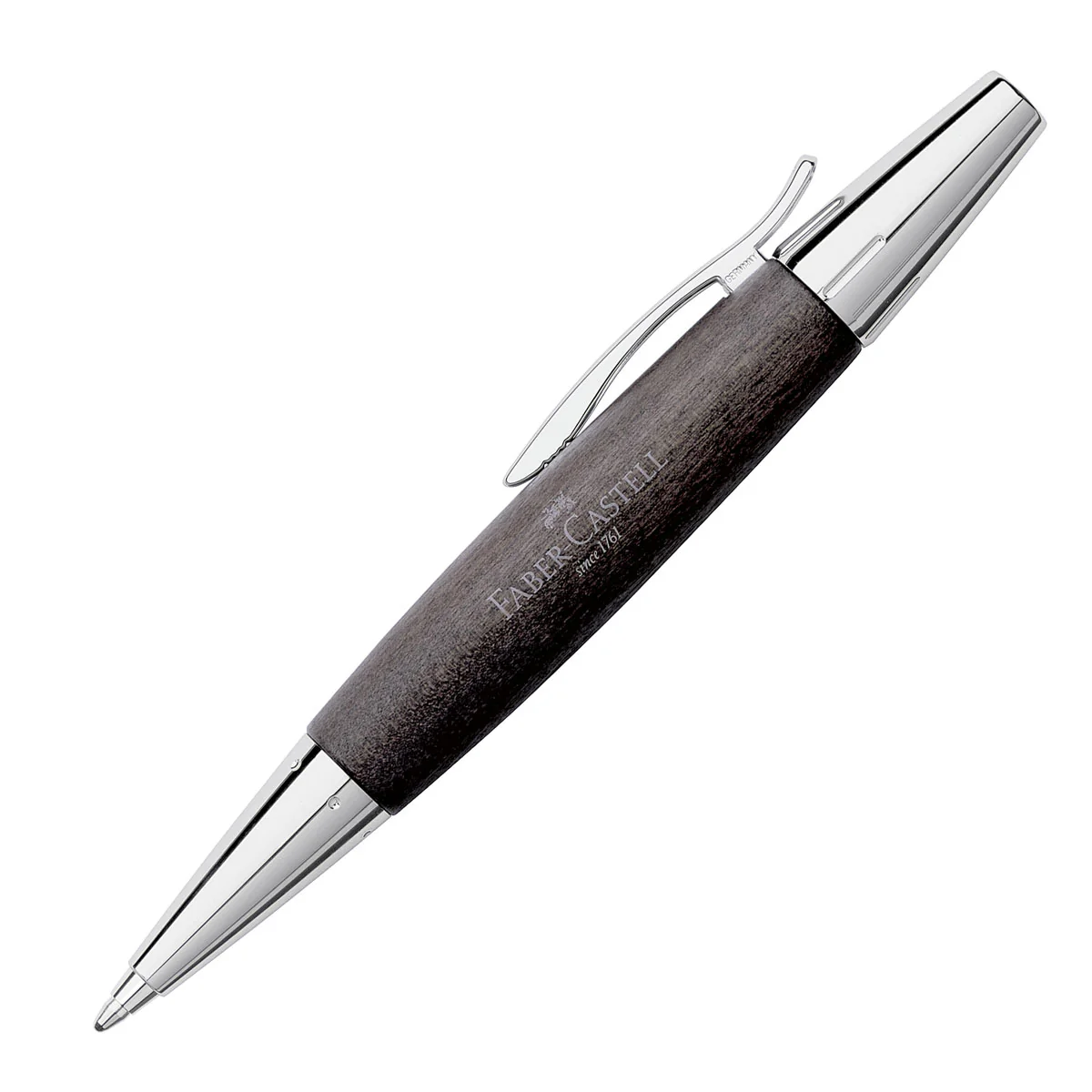 Faber-Castell e-motion 148383 Ballpoint, Black Pearwood