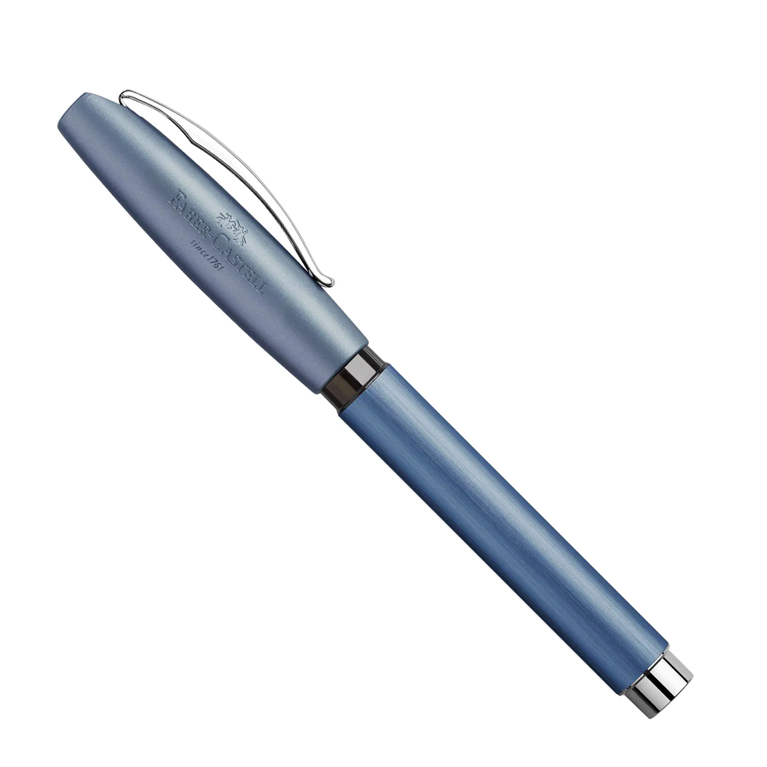 Faber-Castell Essentio Rollerball Pen, Aluminum Blue - Image 2