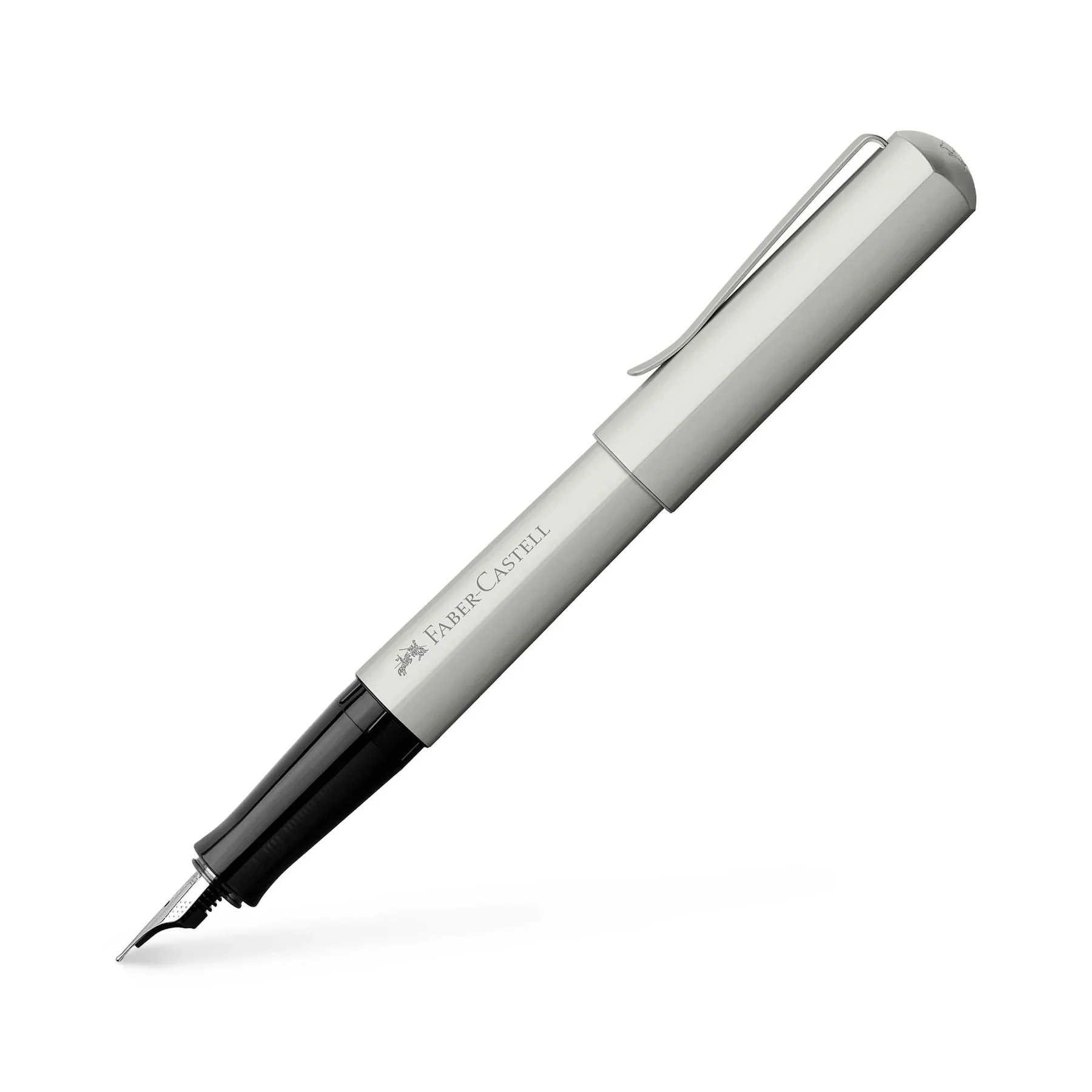 Faber-Castell Hexo Fountain Pen Matte Silver