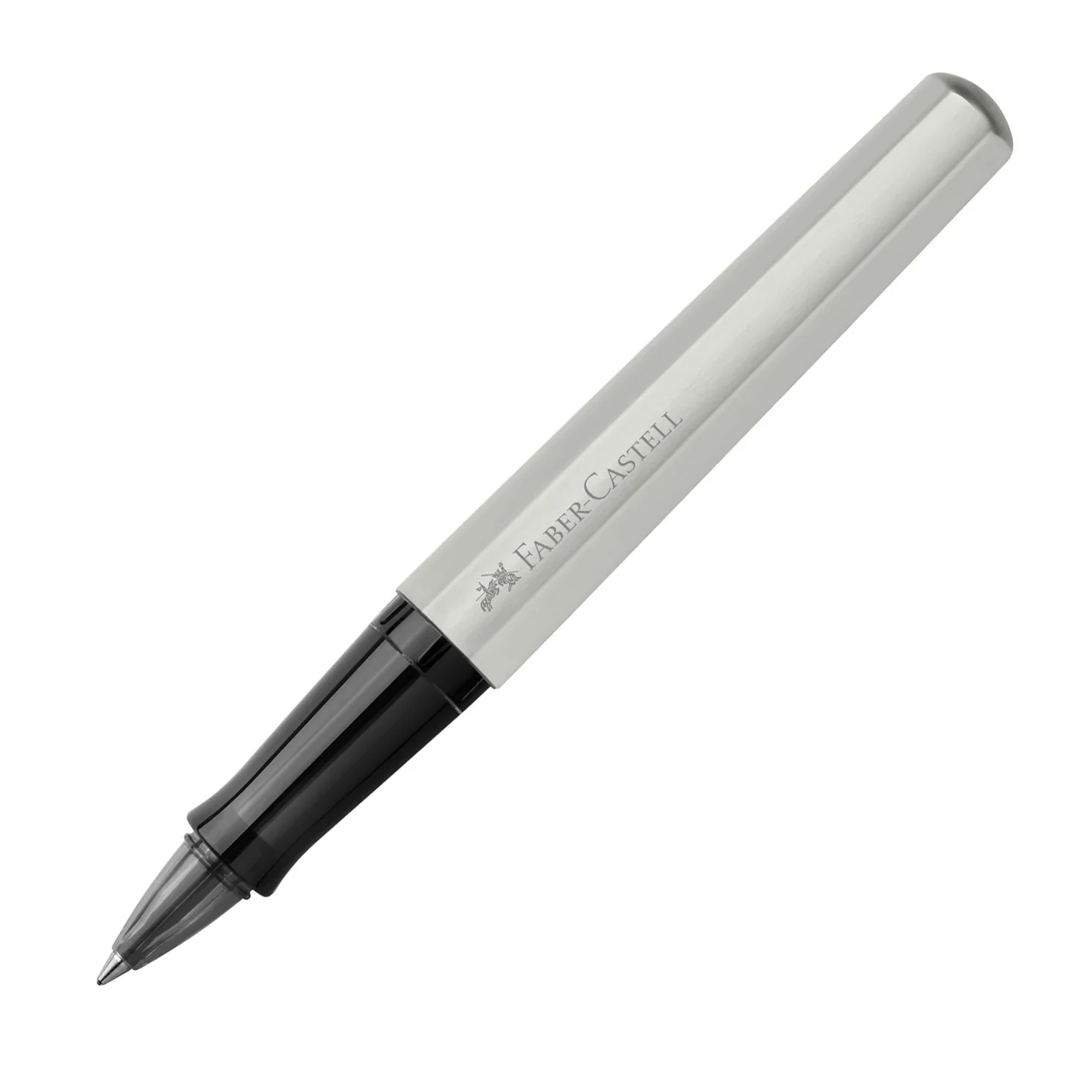 Faber-Castell Hexo Rollerball Pen Matte Silver - Image 2