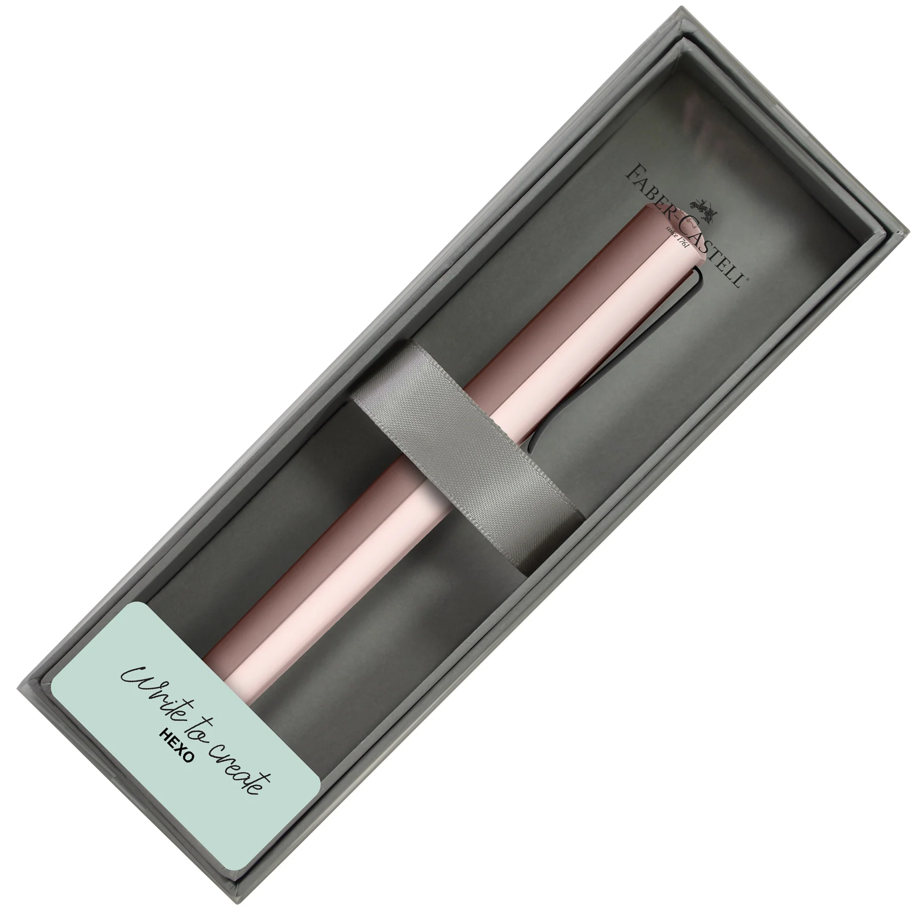 Faber-Castell Hexo Rollerball Pen Rose - Image 2