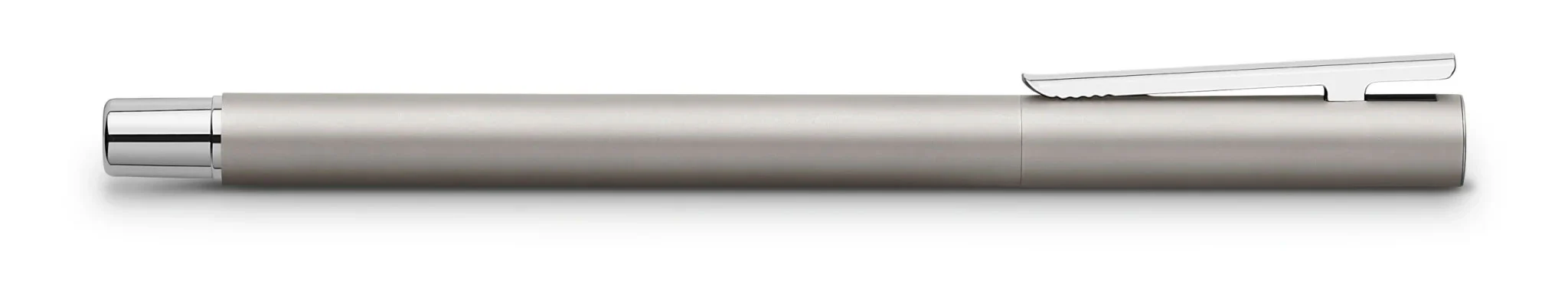 Faber-Castell NEO Slim Rollerball Pen Matte Stainless Steel - Image 3