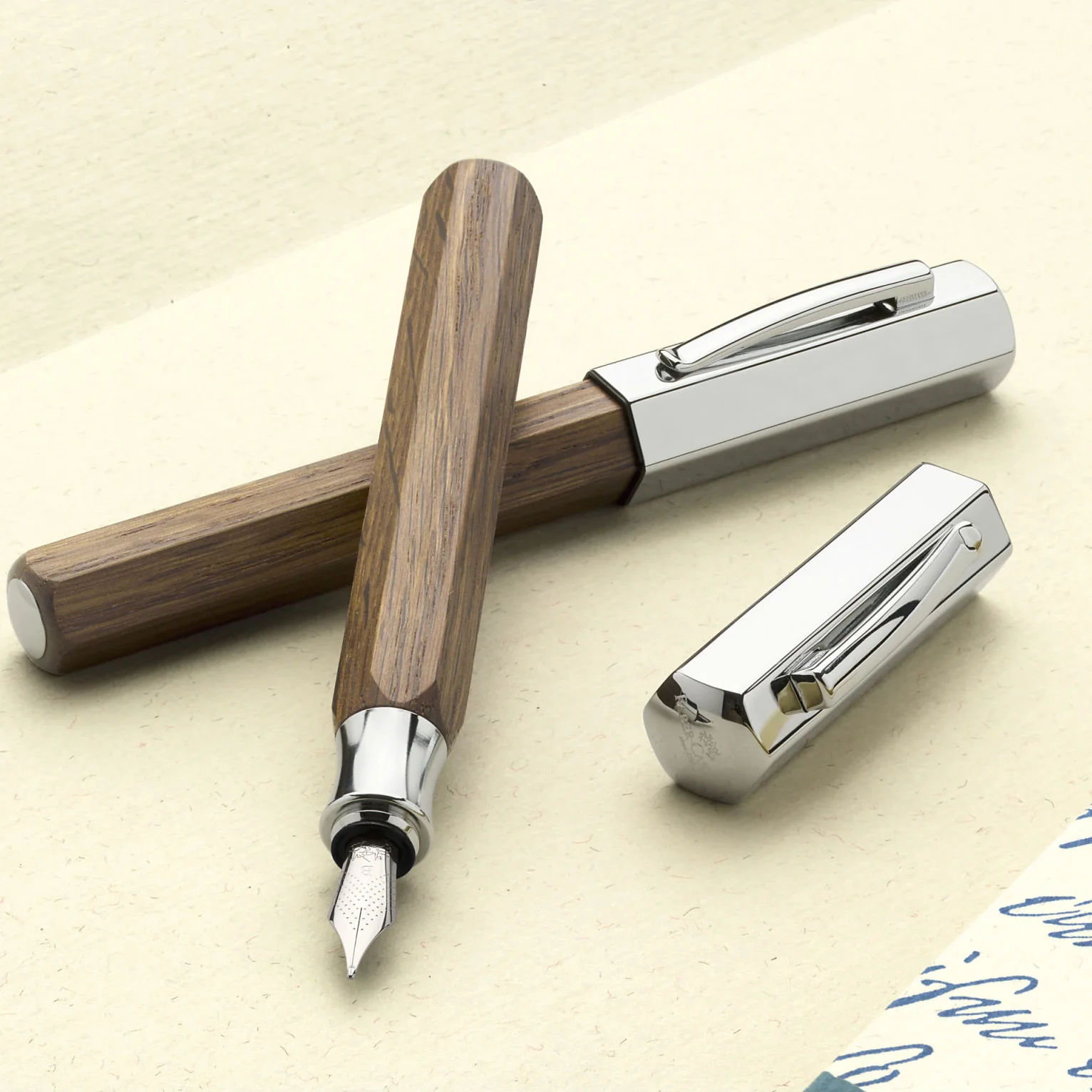 Faber-Castell Ondoro Fountain Pen Smoked Oak - Image 3