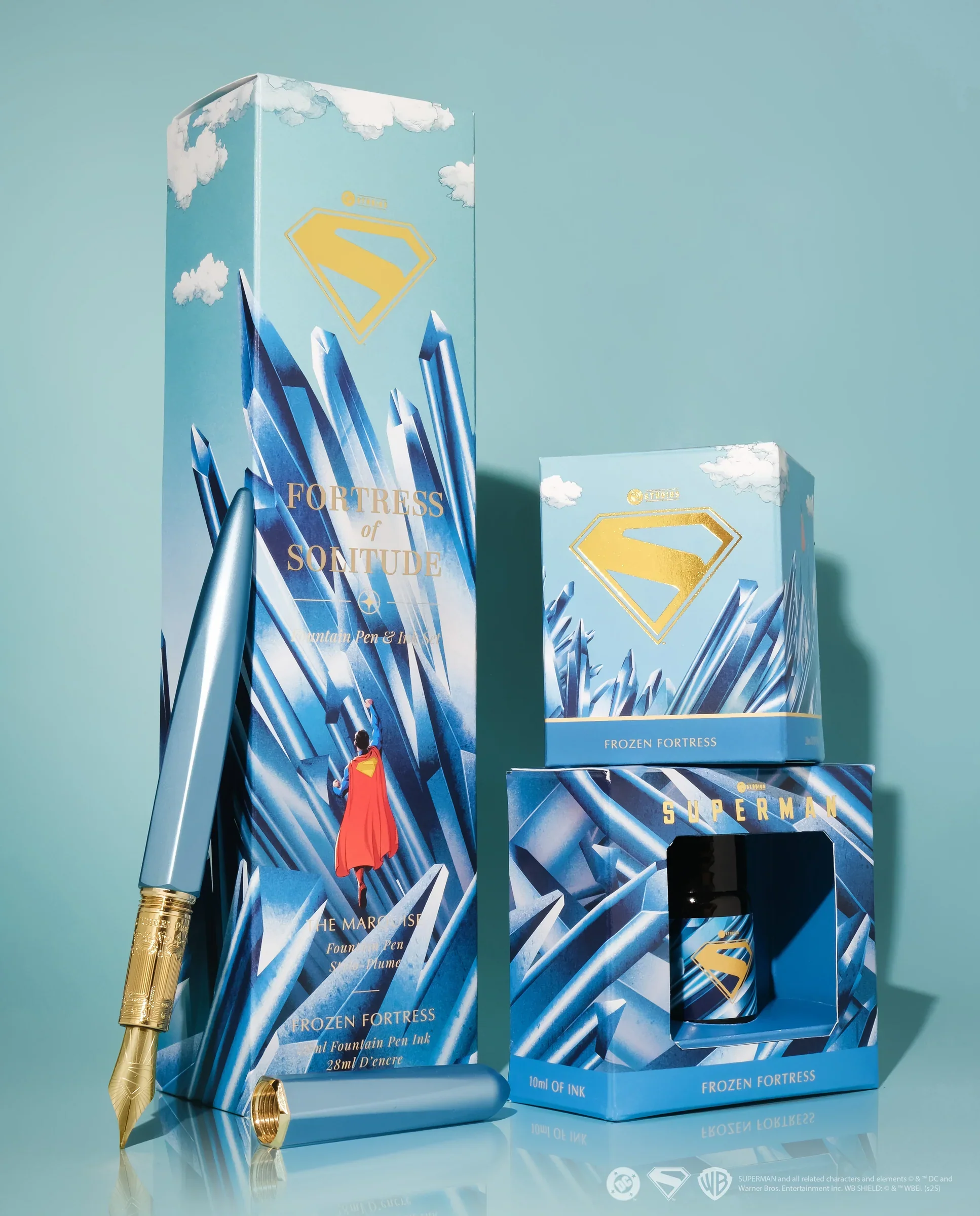 Ferris Wheel Press | Warner Bros. | Superman | Pen and Ink Set | Fortress of Solitude - Image 6