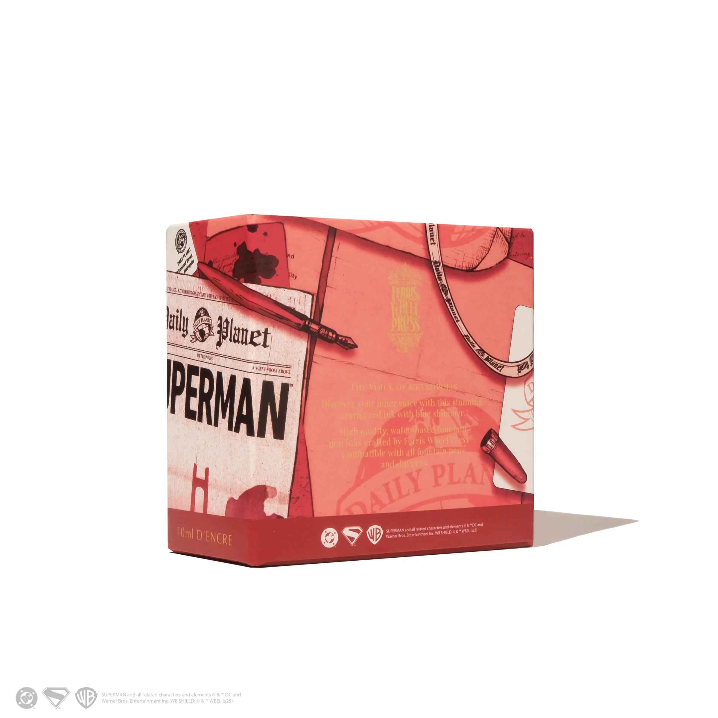 Ferris Wheel Press Warner Bros. | Superman | Scarlet Metropolis 10ml Ink - Image 3