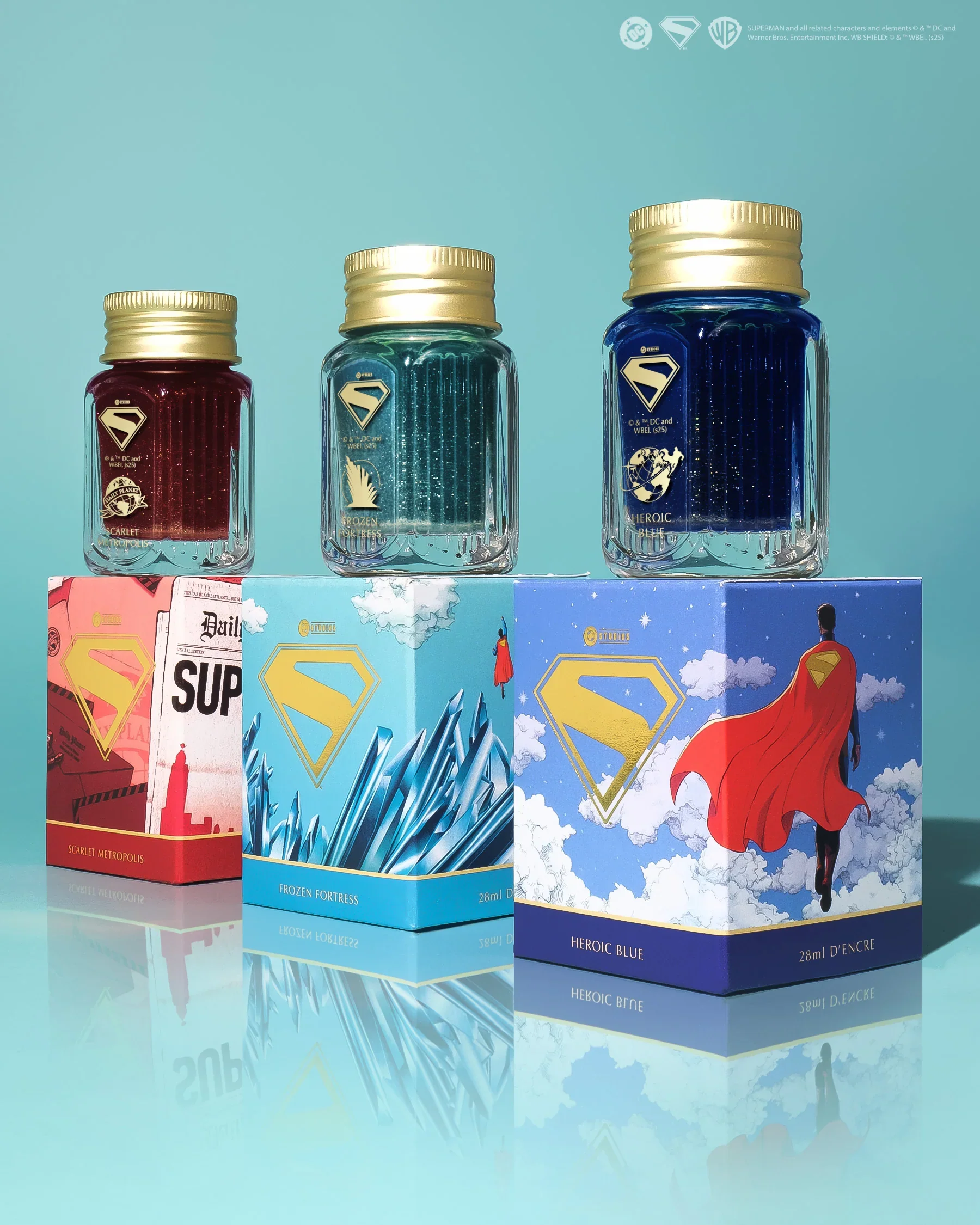 Ferris Wheel Press Warner Bros. | Superman | Scarlet Metropolis 28ml Ink - Image 8