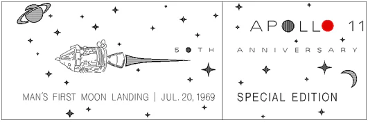 Fisher AG7-50 Apollo 11 Special Edition 50th Anniversary Astronaut Space Pen - Image 3