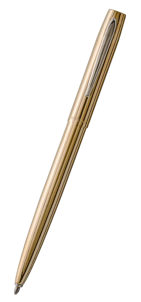 Fisher Antimicrobial Raw Brass Cap-O-Matic Space Pen - Image 3