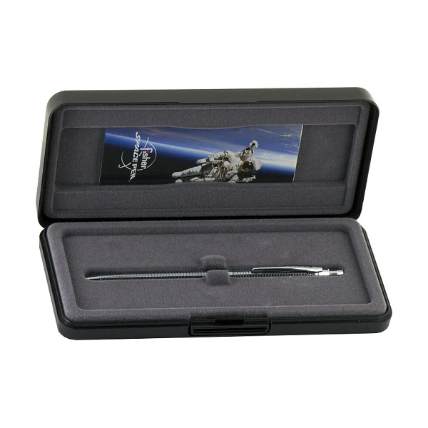 Fisher B4 - Black Grid Design Shuttle Space Pen - Image 3