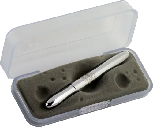 Fisher Chrome Bullet Space Pen With Coast Guard Emblem - Image 4