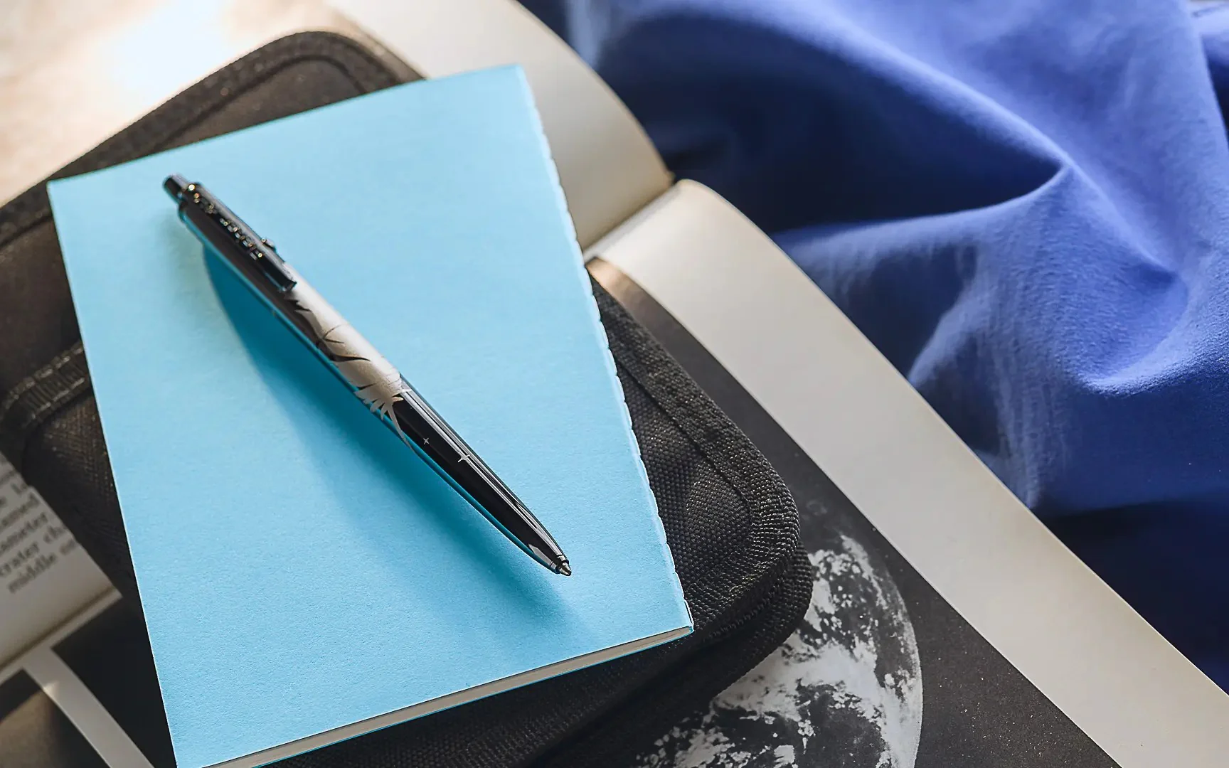 Fisher Space Pen Dark Matter Black Titanium Nitride Astronaut Space Pen, Blue Origin Special Edition - Image 4