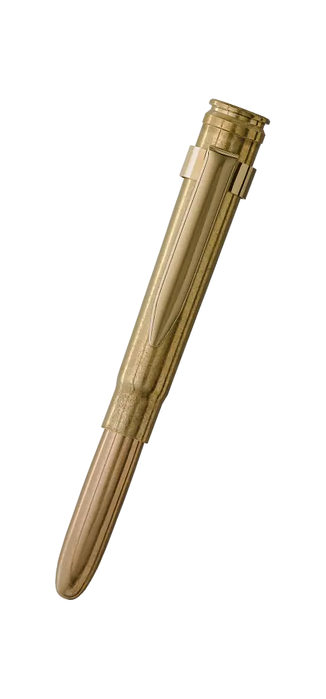 Fisher .375 Cartridge Space Pen With Gold Clip - Image 3