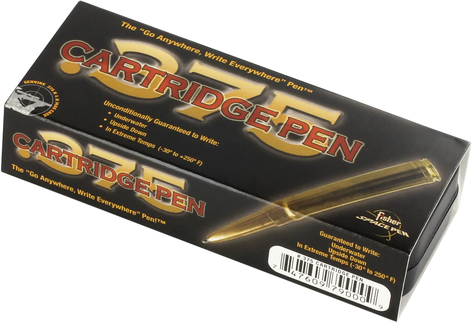 Fisher .375 Cartridge Space Pen With Gold Clip - Image 4