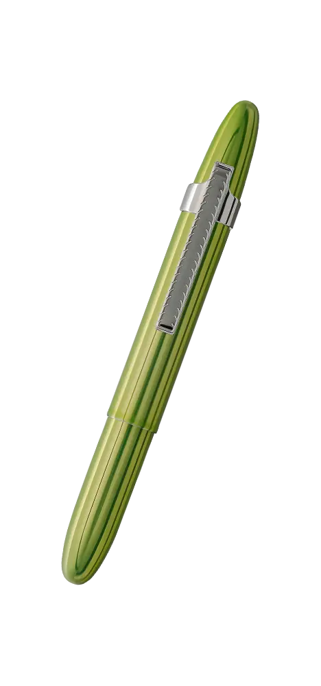 Fisher Space Pens 400LGCL Aurora Borealis Green Bullet Space Pen, Chrome Clip - Image 2