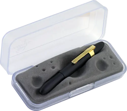 Fisher Space Pens Matte Black Bullet Space Pen With Gold Finger Grip And Clip - Image 3