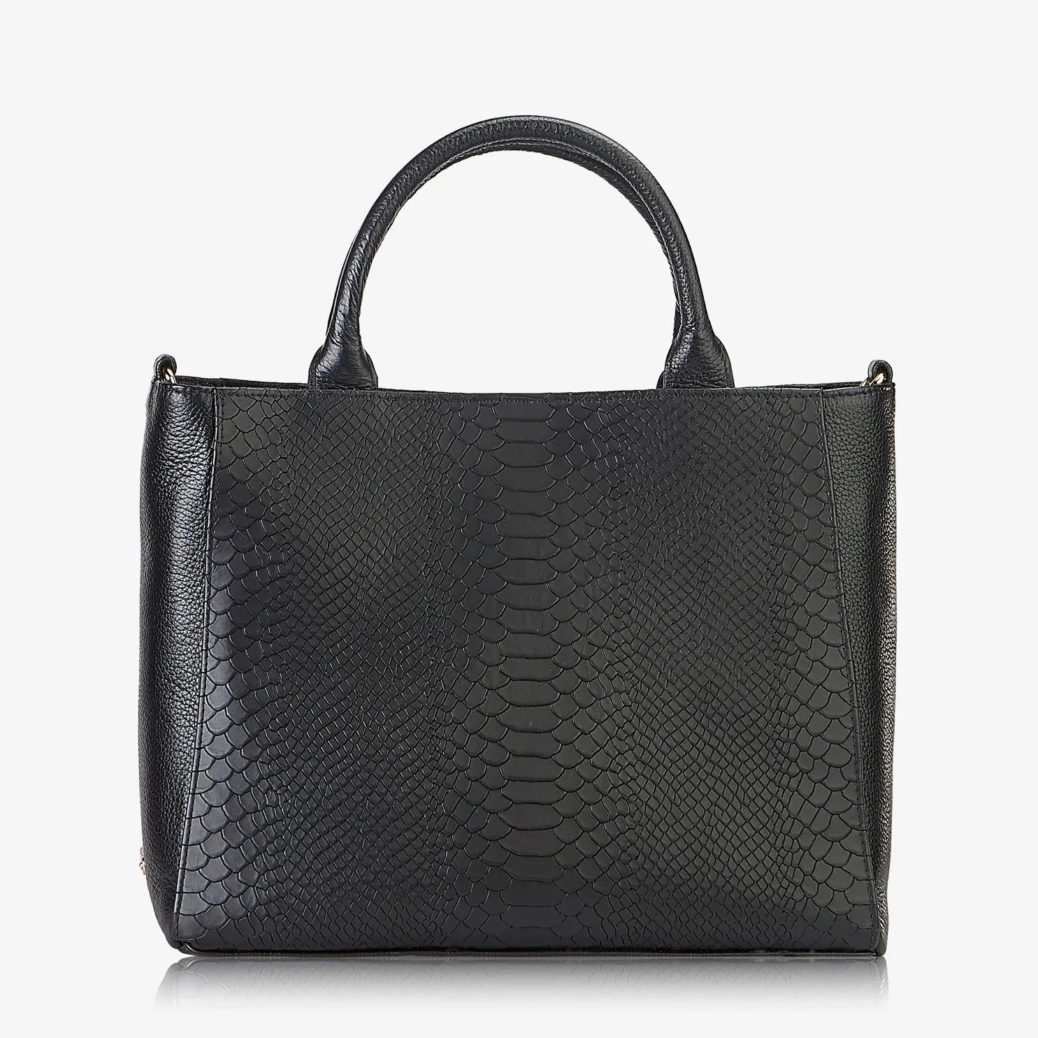 GiGi New York HUDSON SATCHEL Embossed Python Leather - Image 2