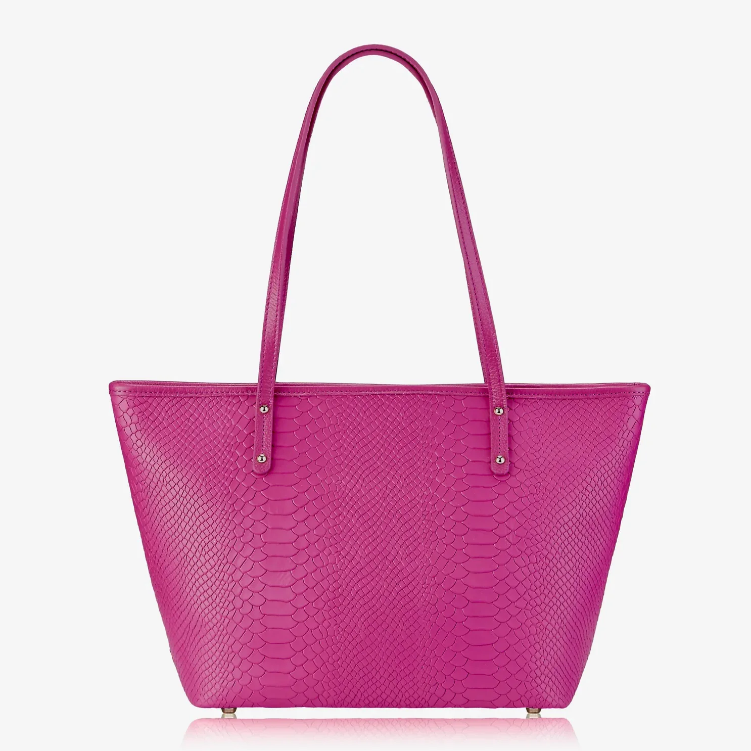 GiGi New York ZIP TAYLOR TOTE Embossed Python Leather - Image 7