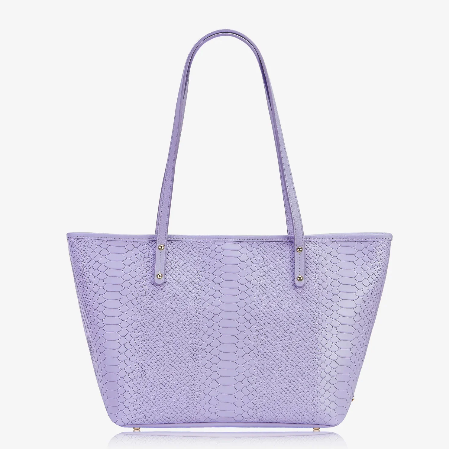 GiGi New York ZIP TAYLOR TOTE Embossed Python Leather - Image 8