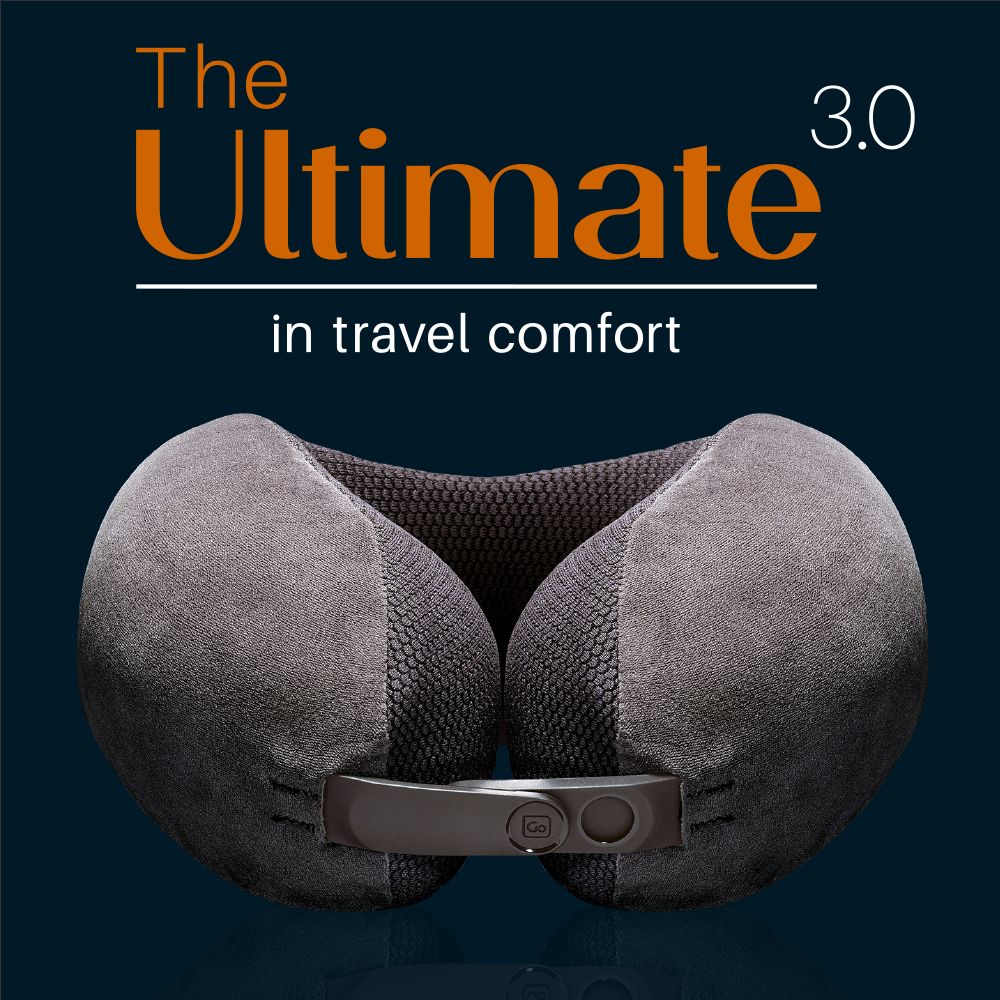 Go Travel Ultimate 3.0 Travel Pillow (Dark Grey) - Image 3